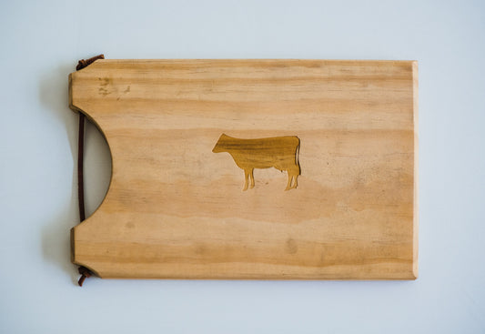 TABLA MADERA VACA