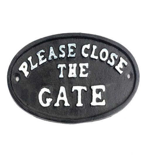 PLACA CLOSE GATE